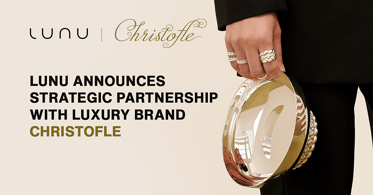 Lunu Announces Strategic Partnership with Luxury Brand Christofle to Enable Cryptocurrency Payments